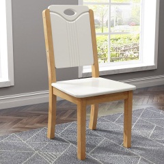 锦巢 实木餐椅北欧书桌椅现代简约休闲椅环保家具 Y05（胡桃色）