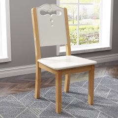 锦巢 实木餐椅北欧书桌椅现代简约休闲椅环保家具 Y05（胡桃色）