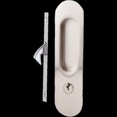 GUTE固特 隐形门锁 暗把手移门锁储物柜锁浴室锁 卫生间锁 钩锁
