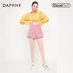 Daphne/达芙妮春秋新款甜美可爱原宿风软妹小白鞋休闲鞋女