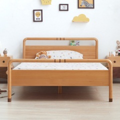 维莎全实木儿童床简约现代1.2米单人床男孩女孩简易经济型小孩床