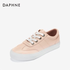 Daphne/达芙妮春秋清新甜美小白鞋简约低帮板鞋女