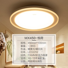 欧普照明led卧室灯温馨圆形吸顶灯房间灯简欧主卧室客厅灯 欧逸