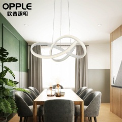 欧普照明LED吸顶灯异形现代简约时尚客厅灯卧室个性创意风扇纷舞