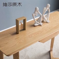 维莎日式全实木边桌橡木带抽屉置物架现代简约客厅玄关桌新品