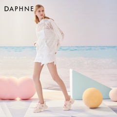 Daphne/达芙妮2020春季新款舒适厚底透气网布运动鞋