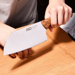 爱仕达（ASD）菜刀 厨房刀具水果刀单刀 家用不锈钢切片刀 切肉刀 切菜刀 RDG3W1WG（花梨木柄）