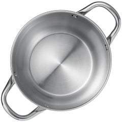 爱仕达 汤锅 304不锈钢复底汤锅明火电磁炉通用22CM TS22V1Q