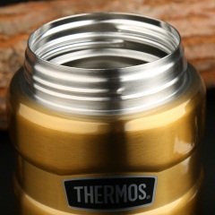 THERMOS膳魔师焖烧罐焖烧杯470ml高真空不锈钢保温饭盒保温桶SK-3000 GL金色