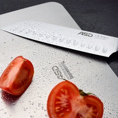 爱仕达（ASD）菜板 防霉砧板不锈钢菜板 切菜板 案板 擀面板粘板 水果砧板 面板GJ20C1WG （290*200*2mm）