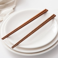 铁木鸡翅木防滑筷子家用10双套装实木餐具中式环保防霉快子家庭装