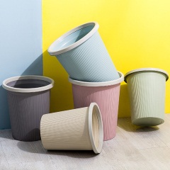家用简约垃圾桶客厅无盖大号创意塑料纸篓卧室厨房卫生间可爱小筒