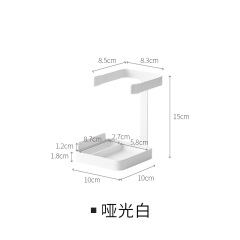 懒角落 家用厨房火锅锅盖收纳架免打孔坐式勺子置物架子 66283