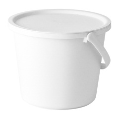 懒角落水桶家用储水用塑料圆桶带盖手提大号加厚清洁洗衣桶66443