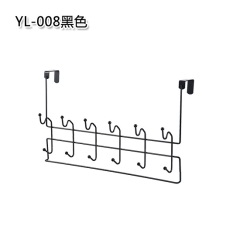 铁艺门后挂钩强力挂衣钩排钩墙壁免打孔壁挂衣服挂衣架衣帽挂架