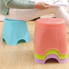家用简易塑料圆凳子高凳小椅子创意加厚成人矮凳板凳儿童宝宝脚凳