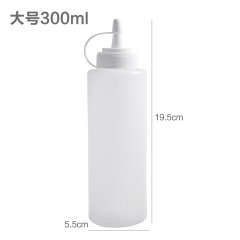 集美 塑料挤酱瓶家用番茄酱沙拉挤压瓶酱料蜂蜜果酱汁瓶尖嘴瓶子