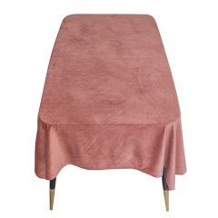 轻奢丝绒桌布现代简约北欧ins风纯色网红餐桌布艺茶几书桌台布