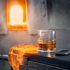 瑞典进口Orrefors STREET手工水晶杯玻璃酒杯家用威士忌杯洋酒杯