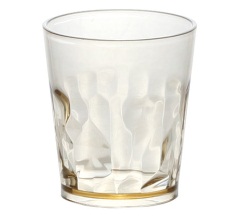 懒角落 塑料水杯透明防摔杯子茶杯果汁杯牛奶杯喝水饮料杯65941