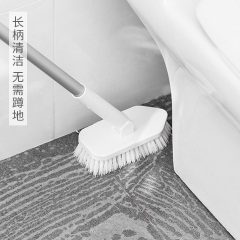 懒角落长柄清洁地板刷可伸缩杆浴室瓷砖卫生间硬毛地砖刷子66411