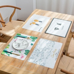 日式西餐垫PVC隔热垫餐桌垫防烫餐布餐盘碗垫子餐具儿童杯垫拍照
