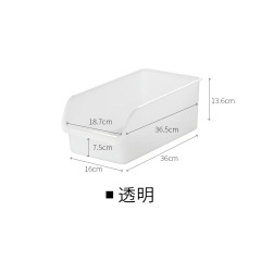 懒角落 冰箱果蔬收纳盒冷藏保鲜盒厨房塑料家用储物盒整理盒66177