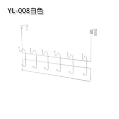 铁艺门后挂钩强力挂衣钩排钩墙壁免打孔壁挂衣服挂衣架衣帽挂架