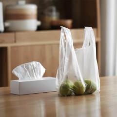 懒角落 保鲜袋家用经济装平口食品袋蔬菜水果小号加厚塑料袋66449