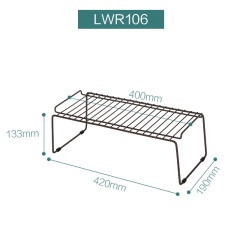 乐扣乐扣 厨房支架橱柜隔层挂架置物调料架收纳挂钩 LWR106组合