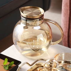玻璃杯喝水杯子家用水杯套装客厅花茶杯北欧风一套ins轻奢高颜值