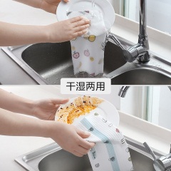 家用一次性懒人抹布加厚干湿两用厨房清洁专用吸油纸吸水洗碗纸巾