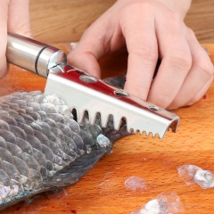 304不锈钢鱼鳞刨刮鳞器杀鱼刮鱼去鳞器刷鱼鳞刨刀厨房小工具