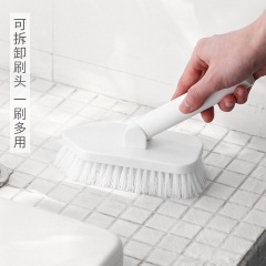 懒角落长柄清洁地板刷可伸缩杆浴室瓷砖卫生间硬毛地砖刷子66411