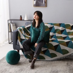 北欧现代复古沙发巾四季通用沙发盖布沙发套罩全包布艺沙发垫坐垫