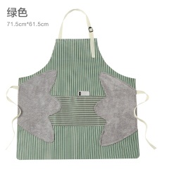 可擦手围裙可爱日式防水防油工作做饭罩衣厨房时尚家用成人女围腰