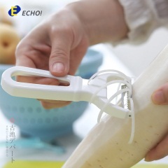 日本进口厨房百货ECHO胡萝卜土豆丝刨子刨丝器刨丝刀果蔬刨削皮器