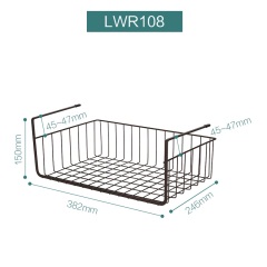 乐扣乐扣 厨房支架橱柜隔层挂架置物调料架收纳挂钩 LWR106组合