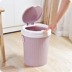 优思居家用垃圾桶按压弹盖式客厅垃圾桶厨房垃圾箱卫生间带盖纸篓
