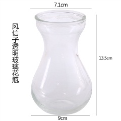 透明玻璃瓶水培植物容器绿萝养花小花瓶干花插花客厅摆件装饰花盆