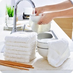 优思居 不沾油清洁布 加厚吸水抹布洗碗巾擦手毛巾厨房用品洗碗布