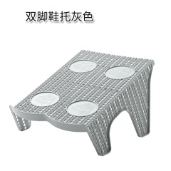 双层鞋架省空间鞋托家用日用品百货客厅塑料鞋子整理架拖鞋收纳架
