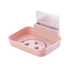 优思居 免打孔粘贴皂盒 卫生间吸壁式肥皂架沥水香皂盒浴室肥皂盒