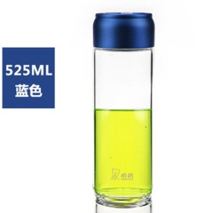 正品希诺玻璃杯单层加厚男女士水杯高档车载便携带提环泡茶水杯子