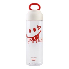 乐扣乐扣 心情表情塑料水杯夏季便携情侣创意杯子 550ml HLC688