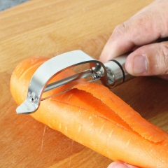 304不锈钢削皮刀水果土豆皮刮皮器果皮刀削皮器薄多功能厨房工具