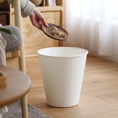 懒角落家用无盖垃圾桶 客厅卧室简约纸篓 厨房卫生间垃圾桶65882