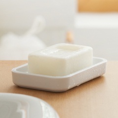 懒角落肥皂盒双层沥水肥皂盒卫生间香皂盒子肥皂托洗脸皂盒66077
