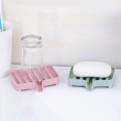 6肥皂盒卫生间沥水创意香皂盒皂架家用塑料简约皂碟香皂架肥皂托