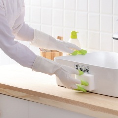 6洗碗手套女防水橡胶乳胶薄款厨房耐用型洗衣服胶皮家用清洁家务